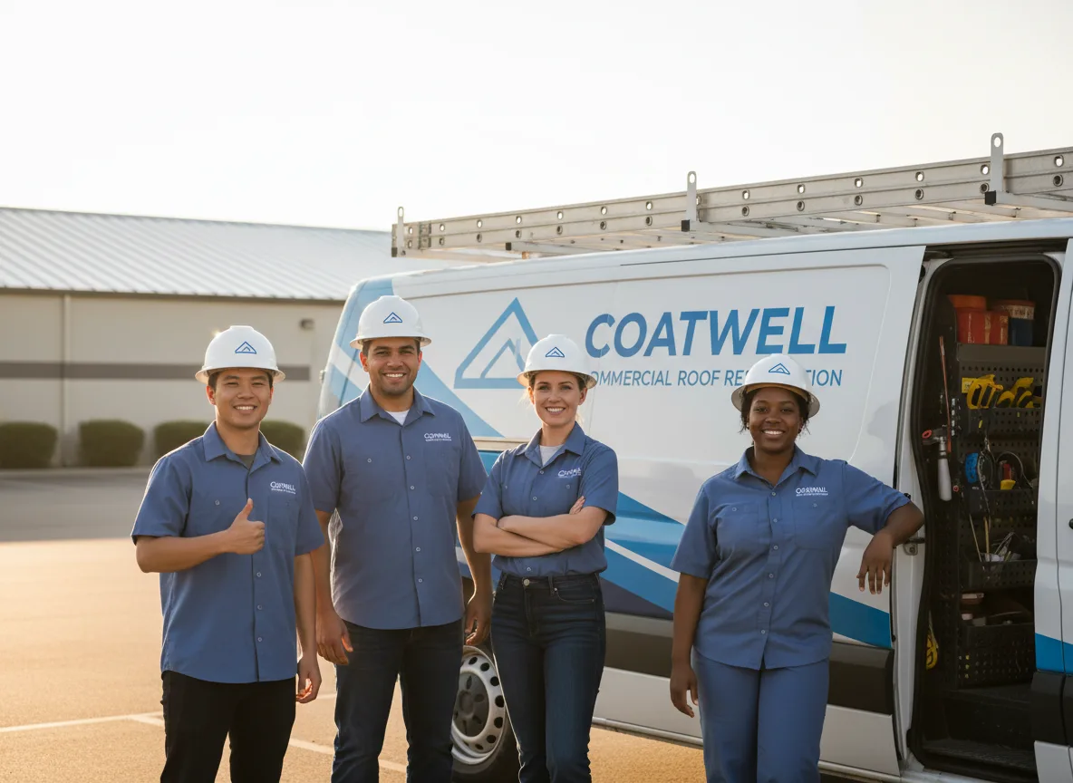 Commercial roof coating company in Turner, ME